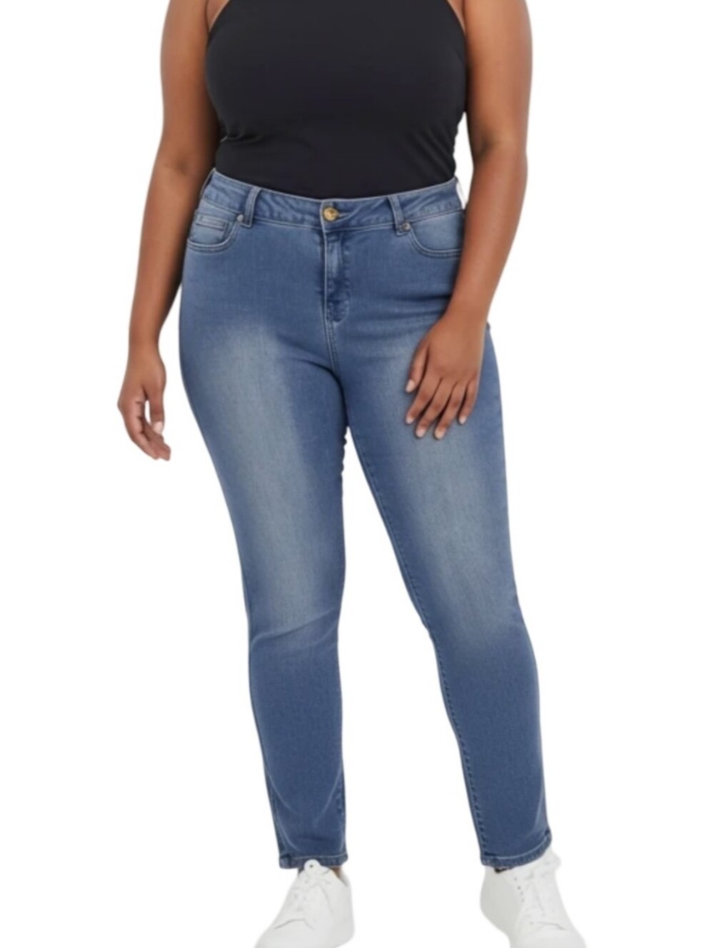 Alibi Light Blue Casual Stretch Jeans Plus Size 20
